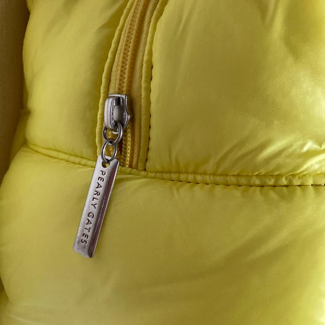 【美品】パーリゲイツ　チャーム付きバック　イエロー