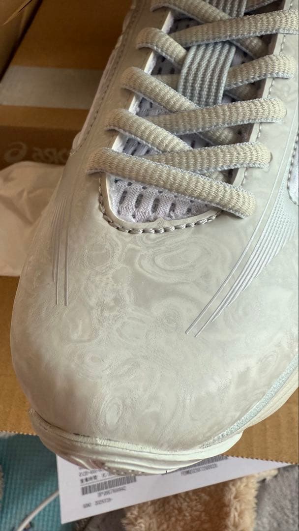 emmiコラボasics GEL-KI スニーカー ライトグレー