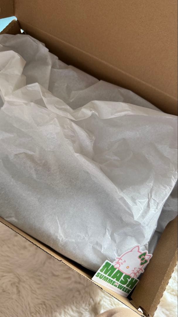 emmiコラボasics GEL-KI スニーカー ライトグレー