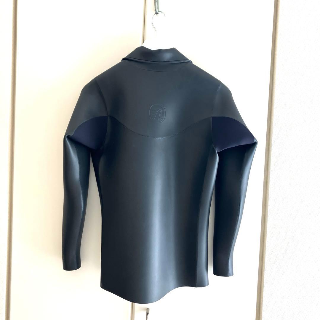 L 新品　RINCON 　リンコン　黒　2mm フロントジップ　長袖タッパー