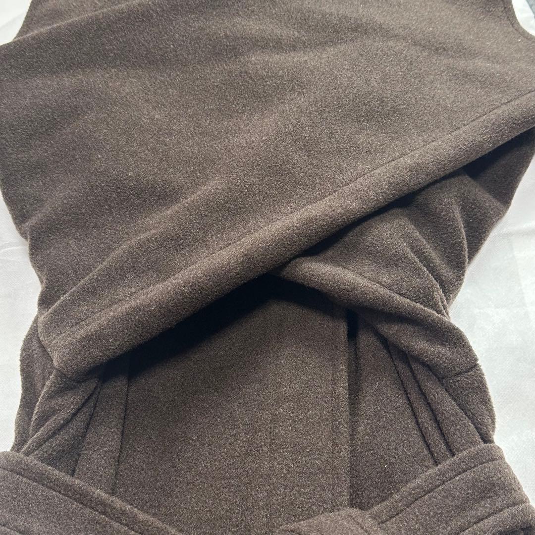 2L♡マックスマーラ　ベルテッドコート　ファー襟　ブラウン