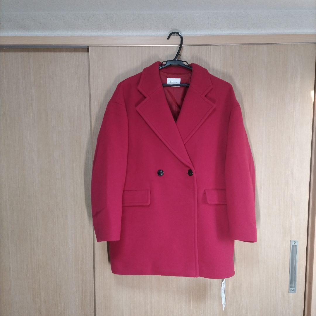 新品 本日セール☆SHIPS any リバーダブルテーラードミドルコクーンコート