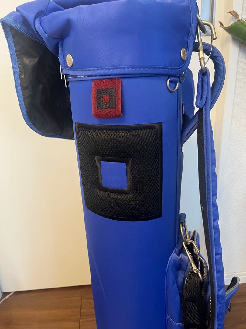 オノフ　青色 キャディバッグ ショルダーストラップ付き