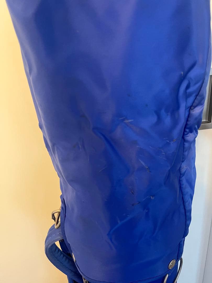 オノフ　青色 キャディバッグ ショルダーストラップ付き