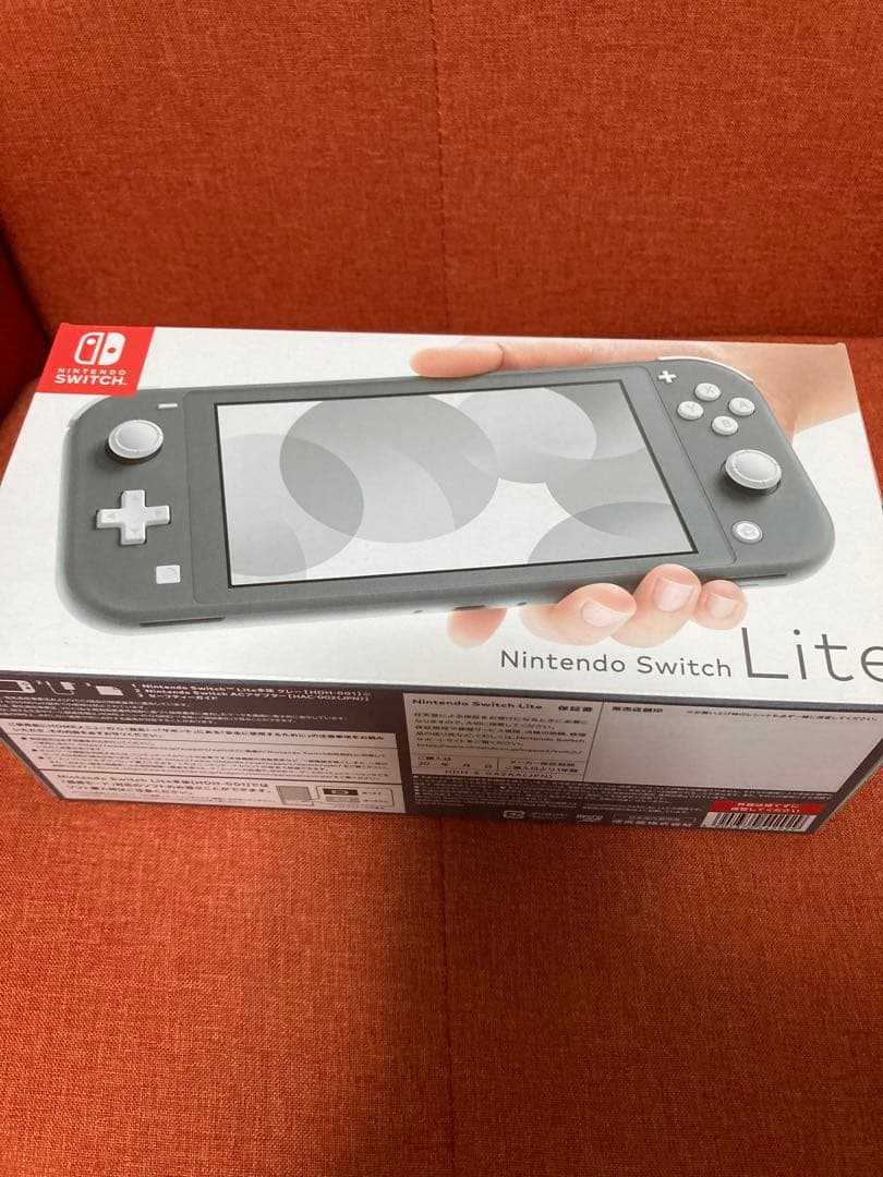 新品　nintendo Switch lite 本体　グレー