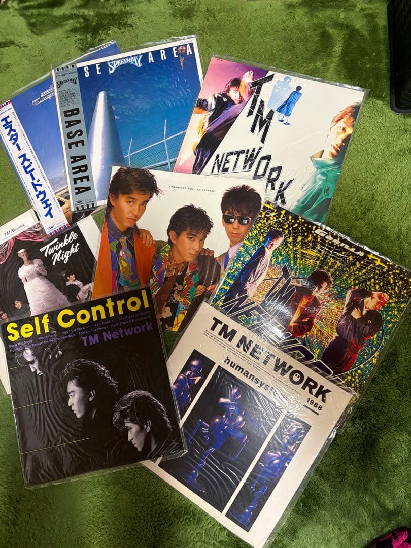 TM NETWORK 6枚 スピードウェイ 2枚　レコード まとめ売り