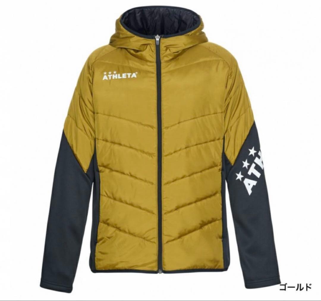 ダウンMサイズ　アスレタ 中綿　ATHLETA フード付きダウンジャケット