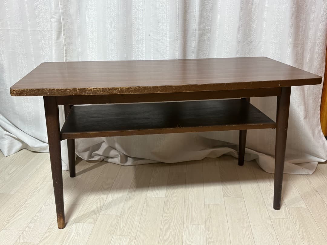 ポ*キ様 昭和レトロ　ローテーブル　座卓　ちゃぶ台　モニター台　木製　空間作り