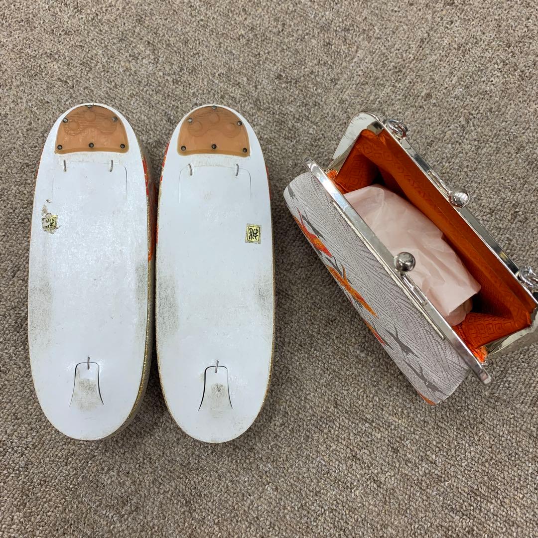 504ag17□七五三 七歳 セミアンティーク 女児 着物&袋帯&長襦袢□