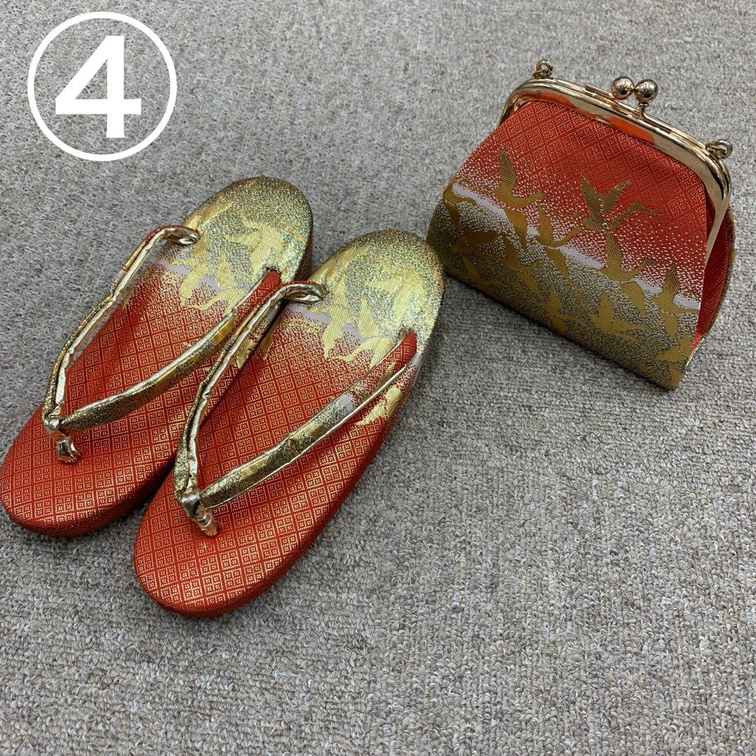 504ag17□七五三 七歳 セミアンティーク 女児 着物&袋帯&長襦袢□