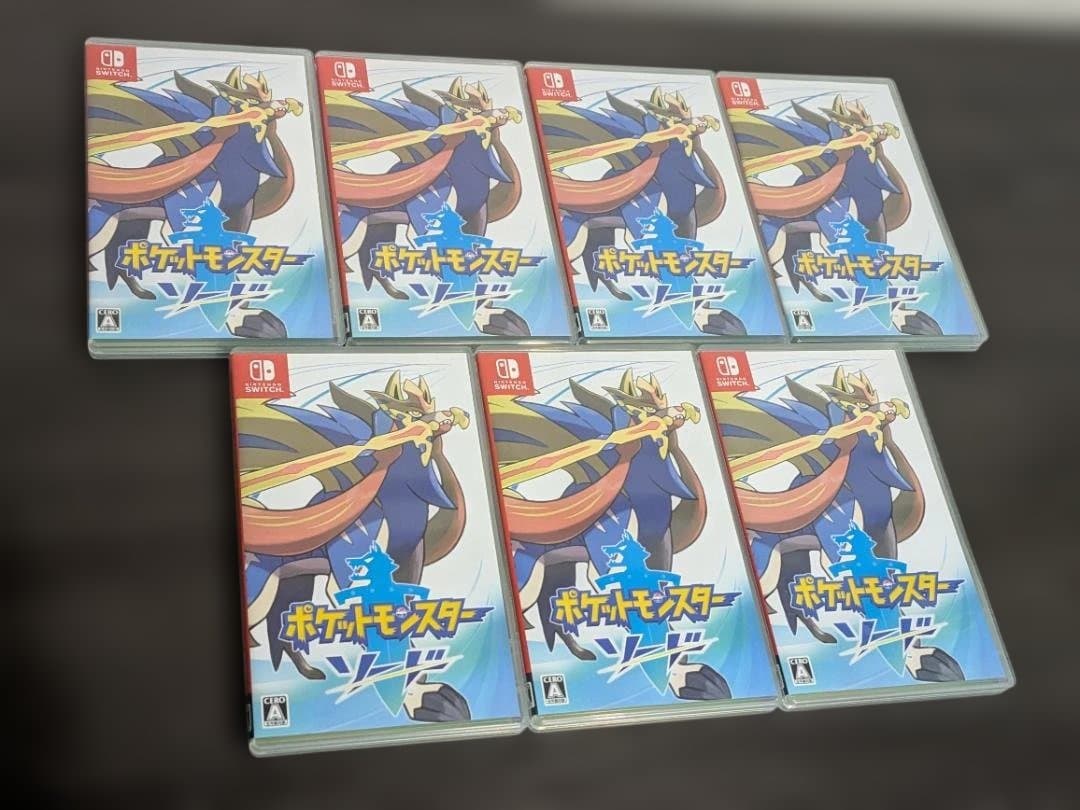 7本セット ポケットモンスター ソード スイッチ ソフト 動作確認済