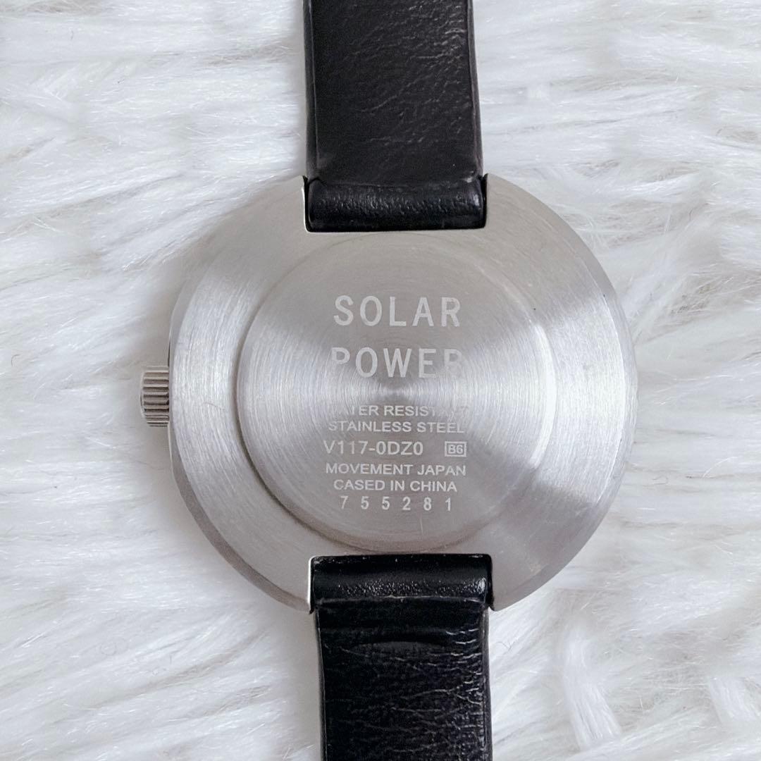 稼動品 廃盤 無印良品 公園の時計 腕時計 小 ソーラー