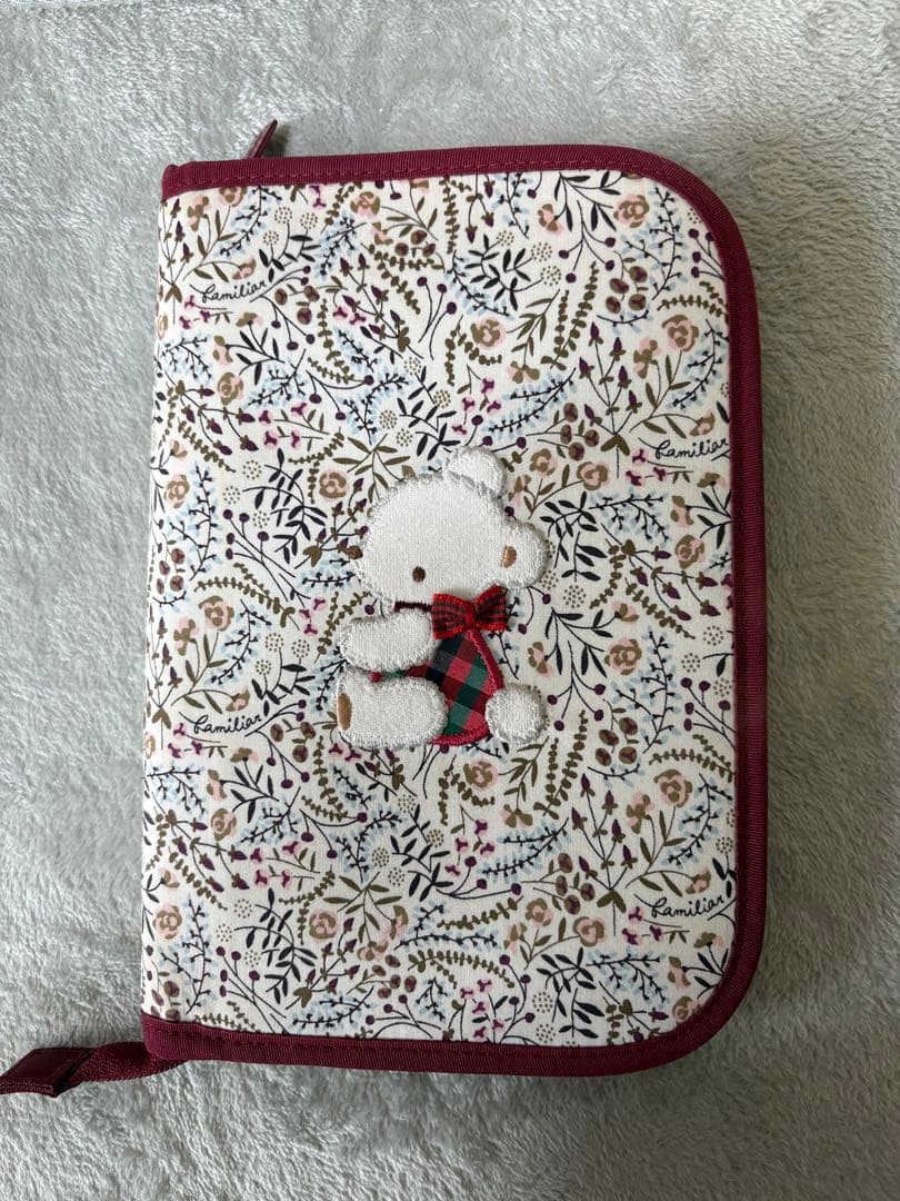 母子手帳ファミリア　花柄　001