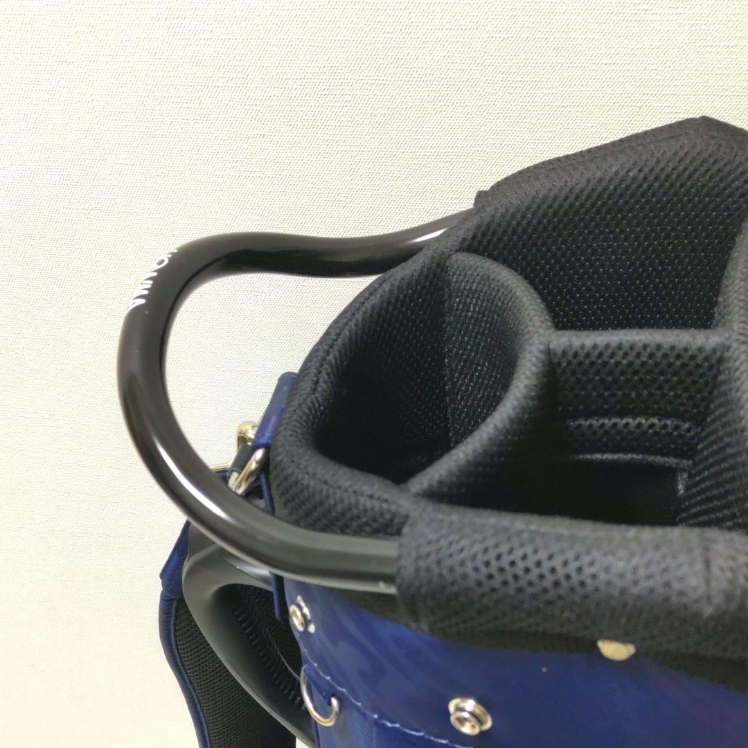 【10/31まで】ホンマゴルフ キャディバッグ キャスター付き ネイビー 迷彩柄