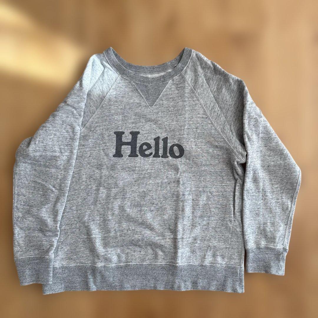 チロル　★ マディソンブルー HELLO スウェット グレー　01