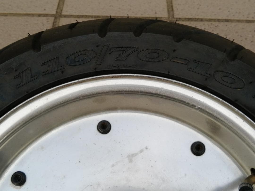 ジャイロ系 10インチ バリ山 アルミ スペーサー SSRキャップ