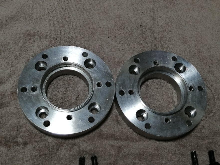 ジャイロ系 10インチ バリ山 アルミ スペーサー SSRキャップ