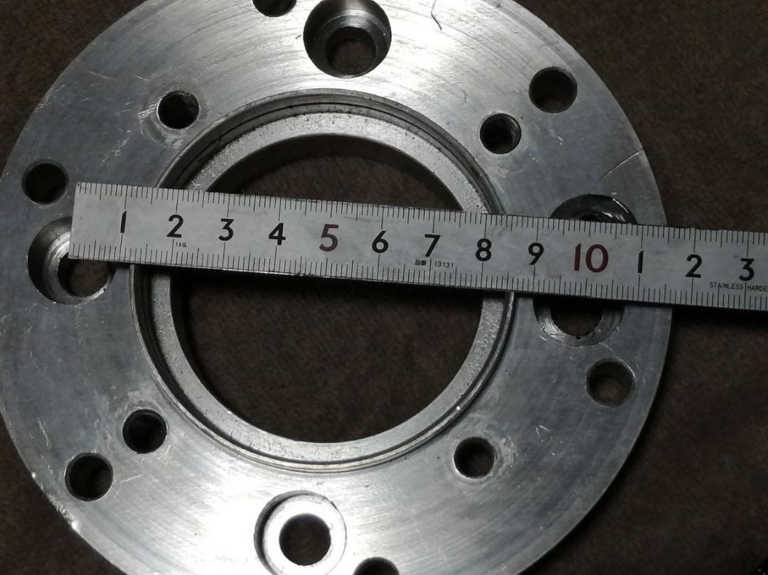 ジャイロ系 10インチ バリ山 アルミ スペーサー SSRキャップ