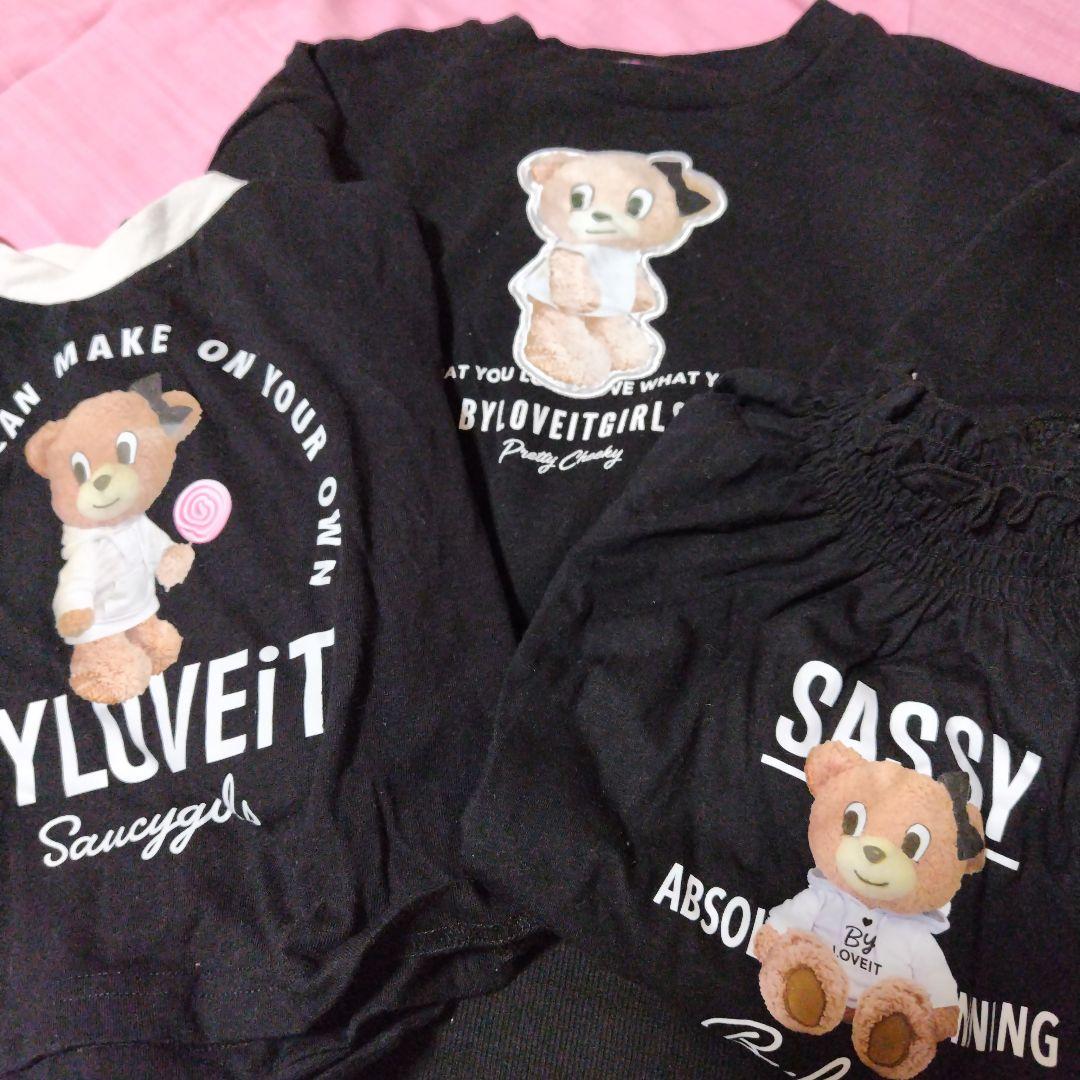 BYLOVEIT トレーナー、キュロット、スカパン、セット　130