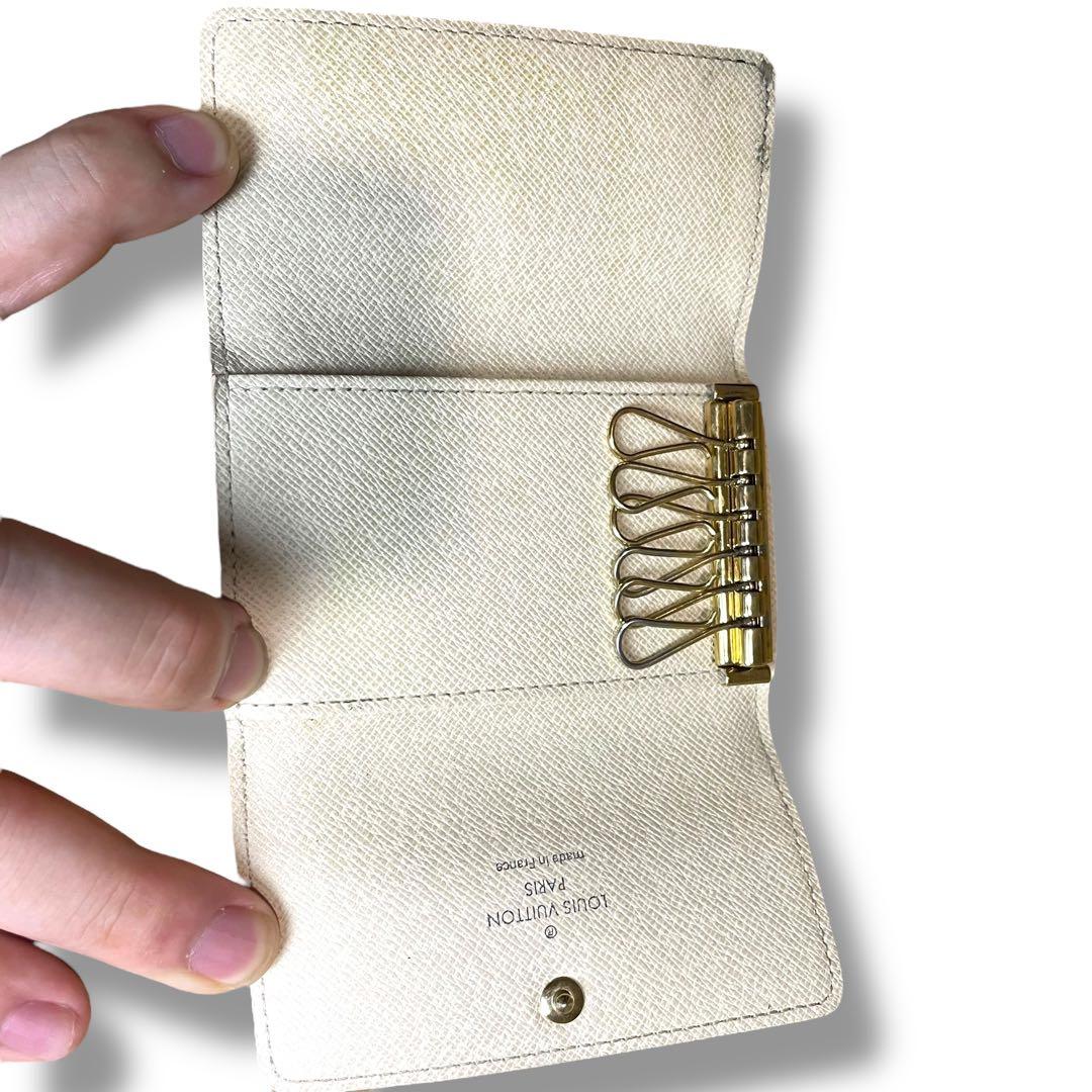 【美品】ルイヴィトン　ミュルティクレ6　ダミエアズール　6連キーケース