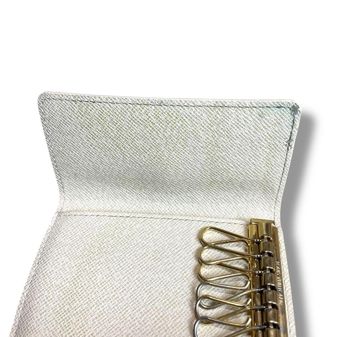 【美品】ルイヴィトン　ミュルティクレ6　ダミエアズール　6連キーケース