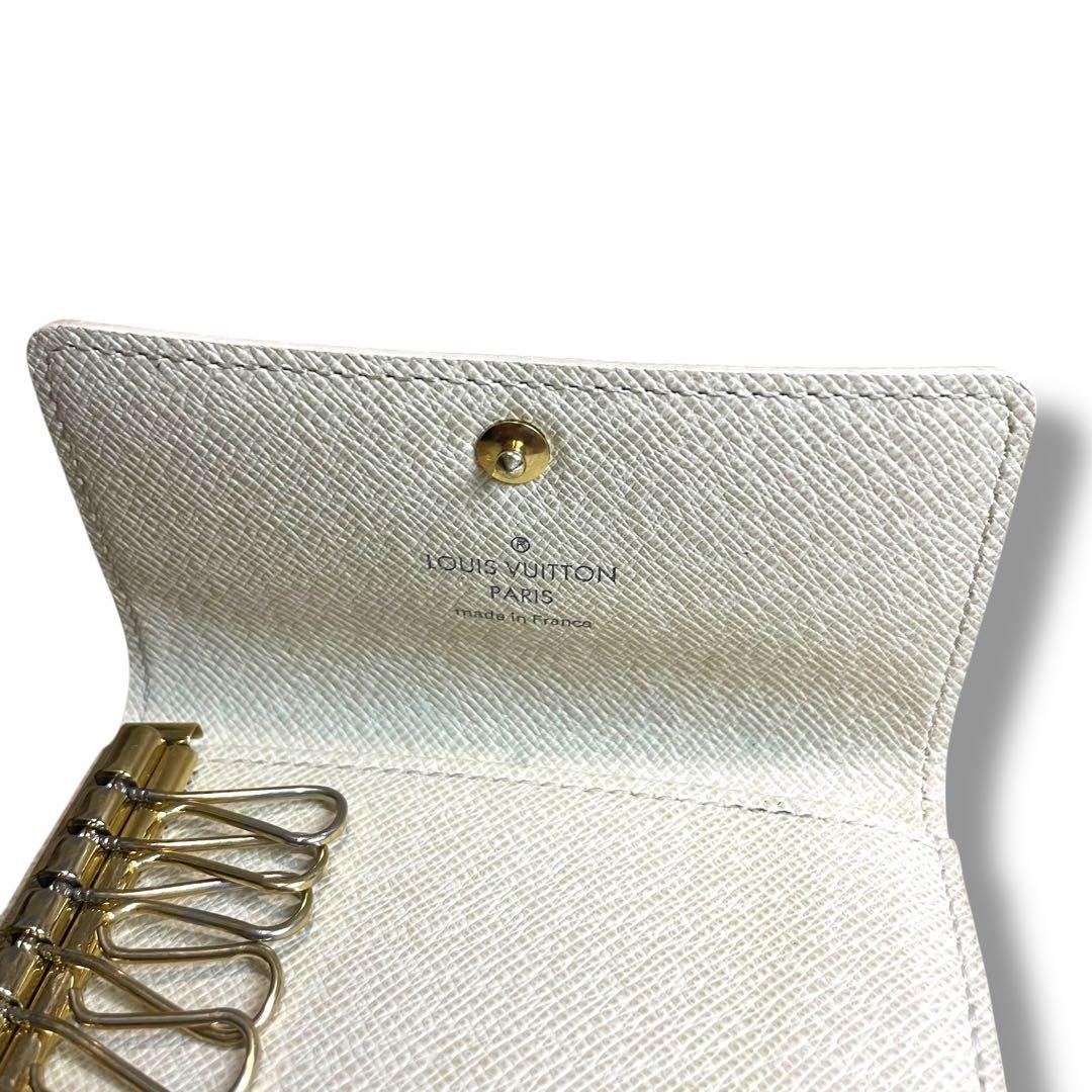 【美品】ルイヴィトン　ミュルティクレ6　ダミエアズール　6連キーケース