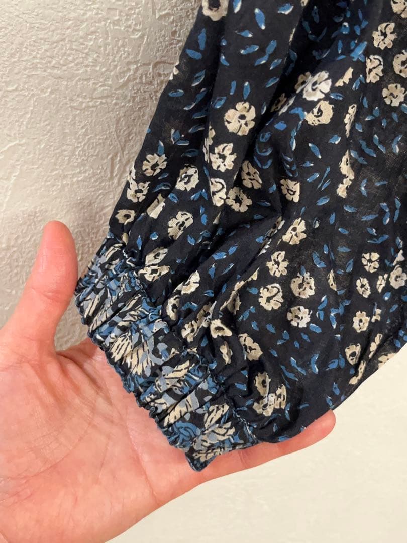 Freada キルトステッチハンドスクリーンワンピース　フリーダ【中古】