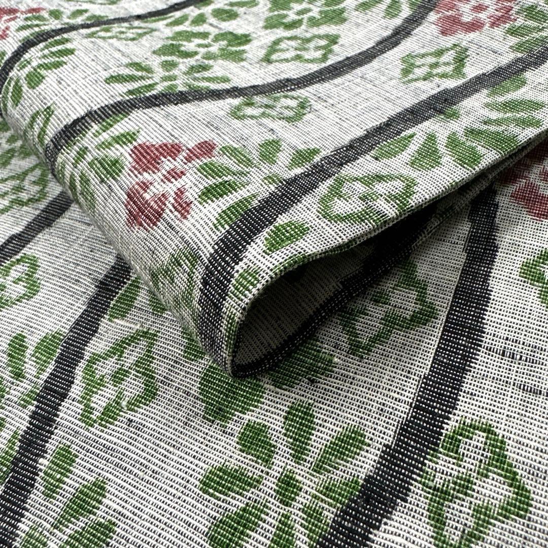 専用帯5085 ●奥順 はたおり娘 結城紬 高級 正絹 全通名古屋仕立て名古屋帯