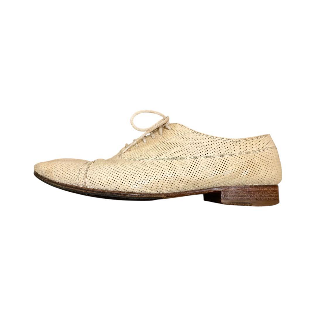 激レア 本人期 Martin Margiela パンチングレザー ドレスシューズ
