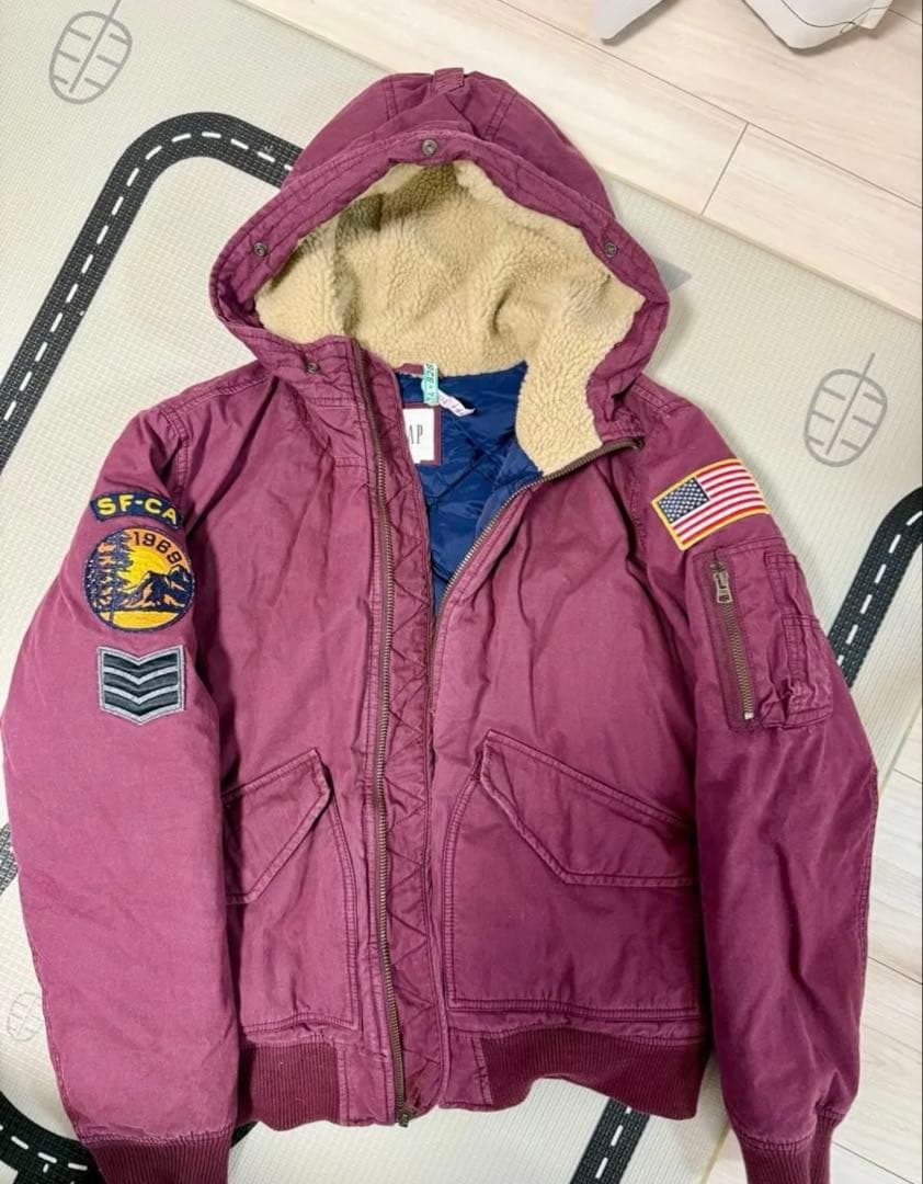 00’s old gap flight down jacket ma-1 N2B
