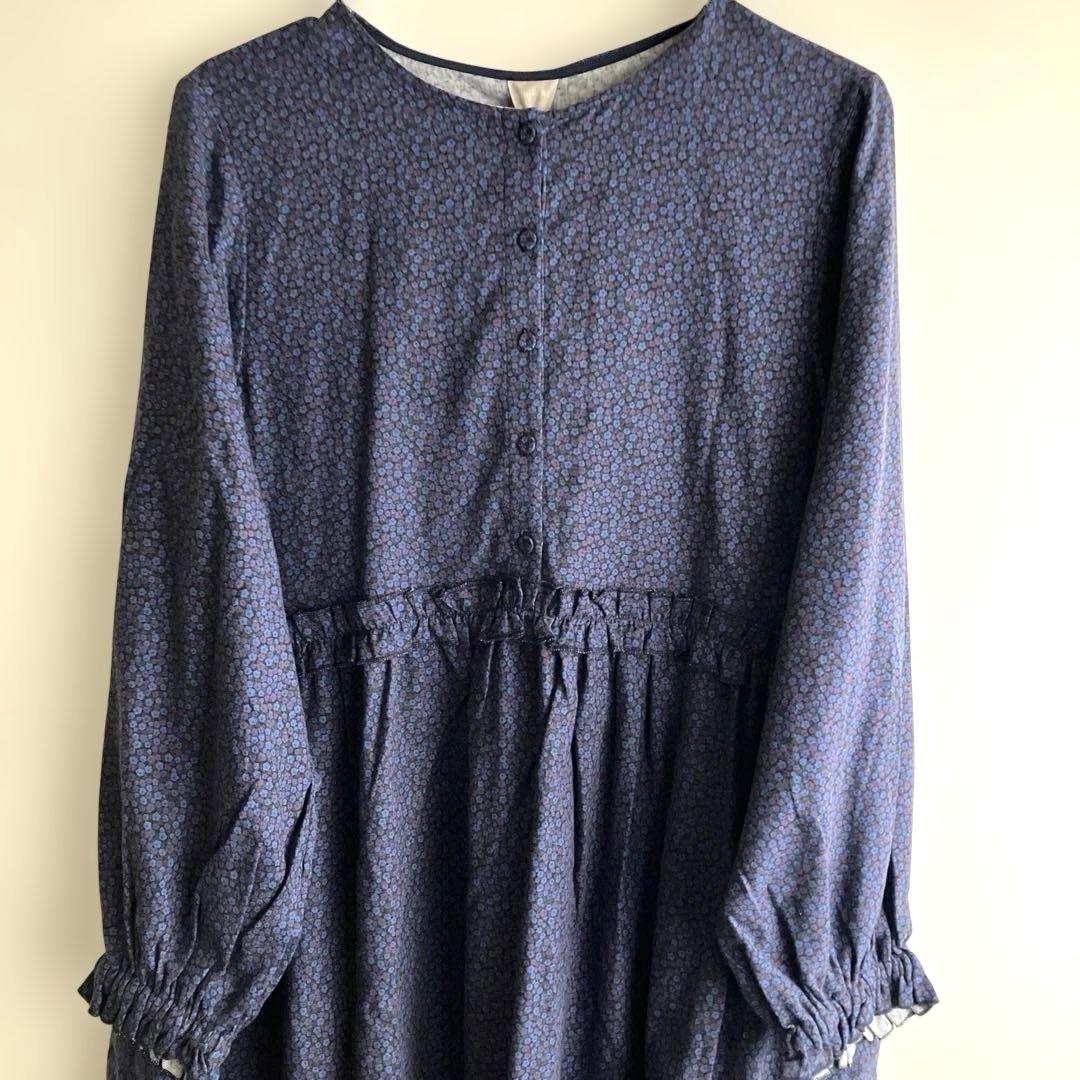 ツハル 【LIBERTY】PENNY柄ウエストフリルワンピース 新品未使用