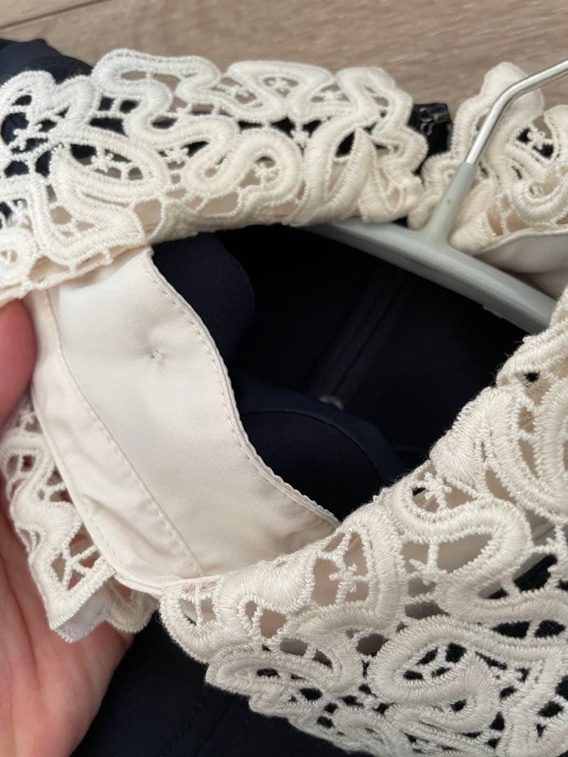 CELFORD エンブロイダリーカラータイトワンピース 卒園式 卒業式