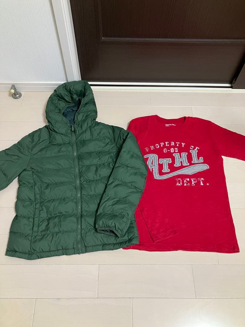 新品　まとめ売り 男の子 ダウンジャケット　トレーナー　パンツ 150cm