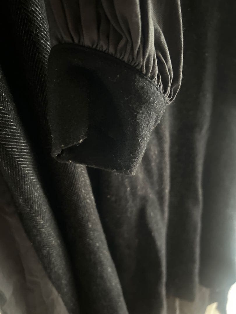 ブラックツイード＆グレーワンピース コズミックワンダー