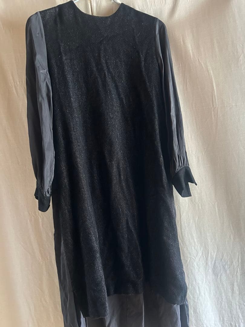 ブラックツイード＆グレーワンピース コズミックワンダー