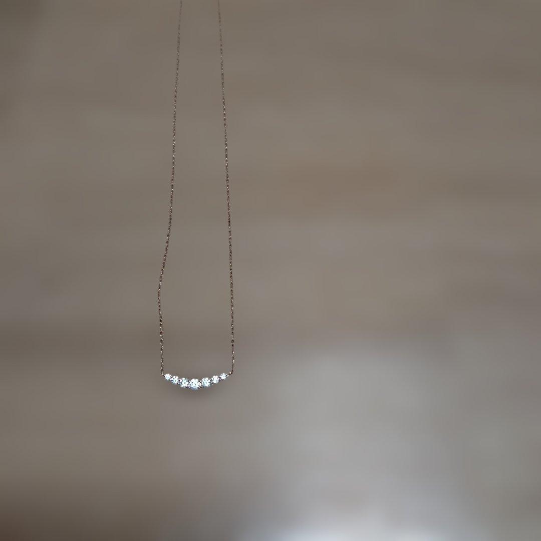 カナル4℃ Ｋ10ピンクゴールドネックレス