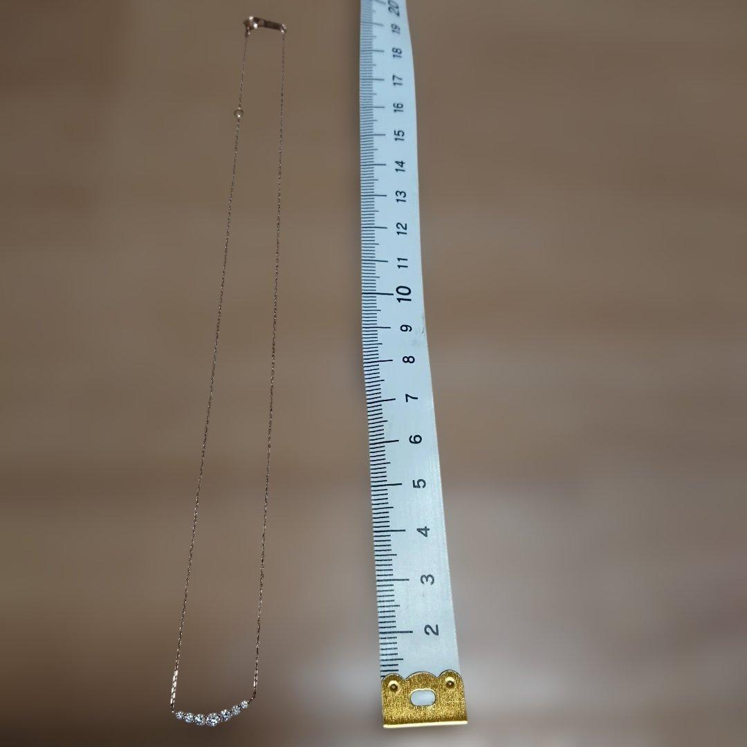 カナル4℃ Ｋ10ピンクゴールドネックレス