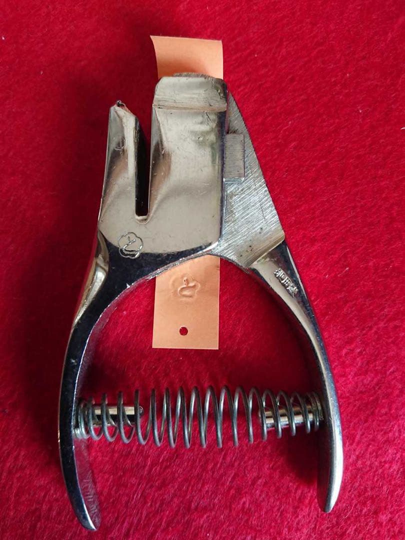 改札鋏 花柄 と 国鉄 昭和 レア コレクター コレクション 鉄道