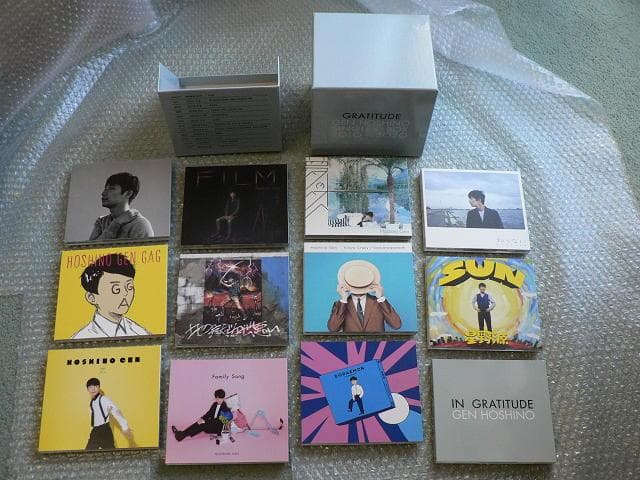 特典付★星野源『GRATITUDE～SINGLES BOX 2010…』12枚組