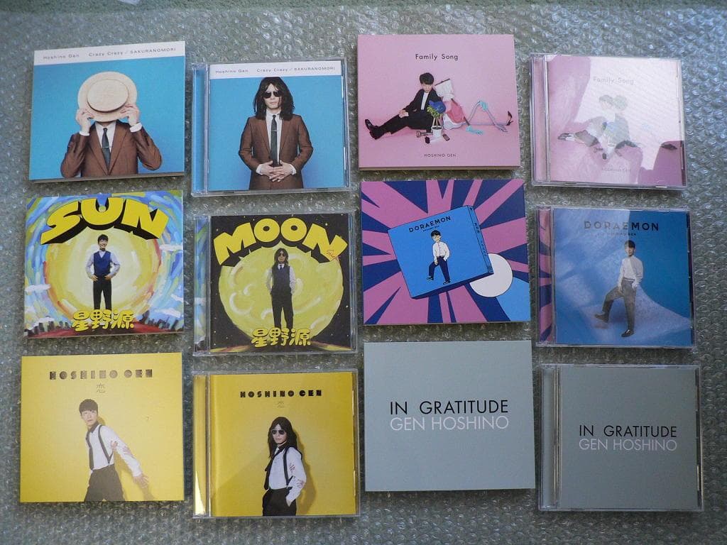 特典付★星野源『GRATITUDE～SINGLES BOX 2010…』12枚組