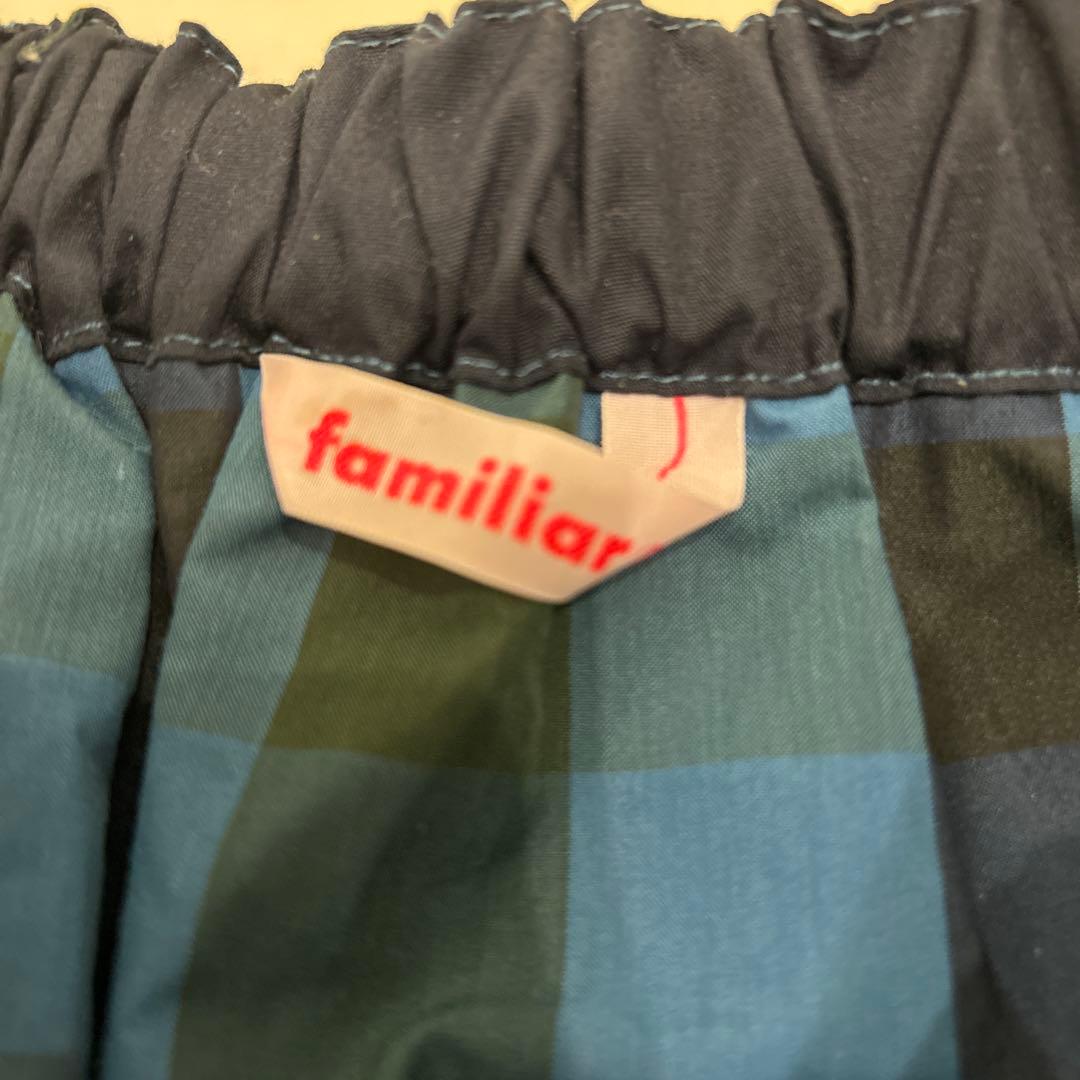 familiar 定番　チェック柄スカート 150 近年物