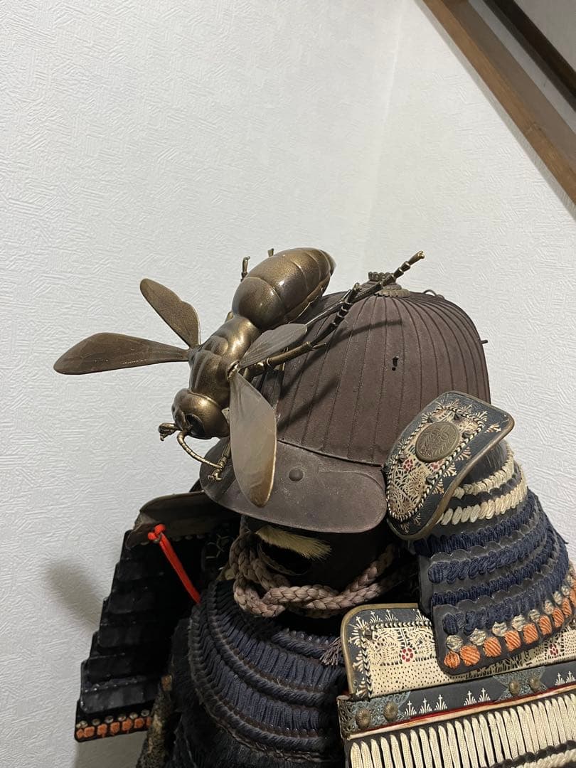 スズメバチ雀蜂前立のみ武具甲冑兜戦国時代サムライ等身大 SAMURAI武士