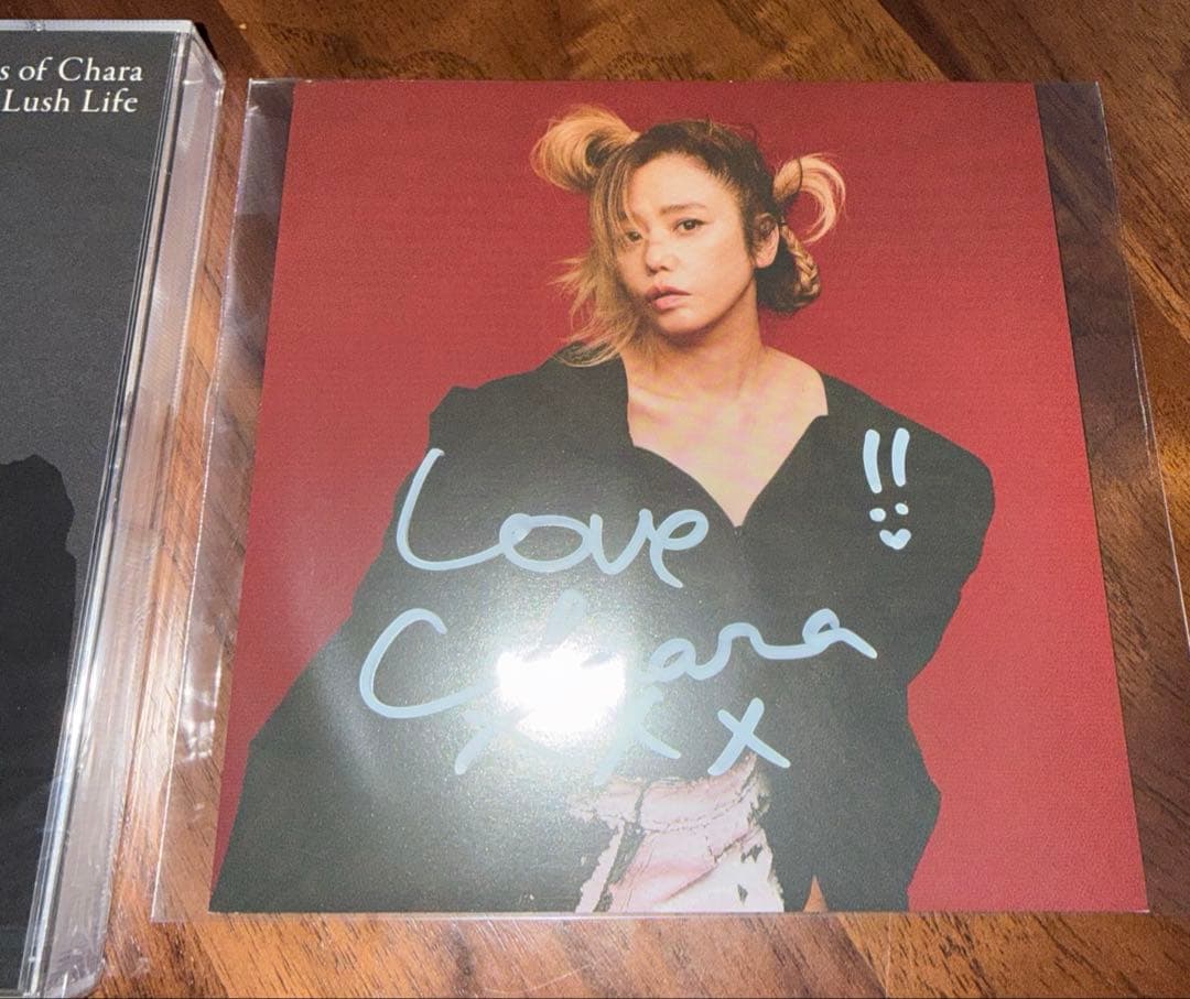 CHARA ベストCD Lush Life 直筆サイン入りポストカード付