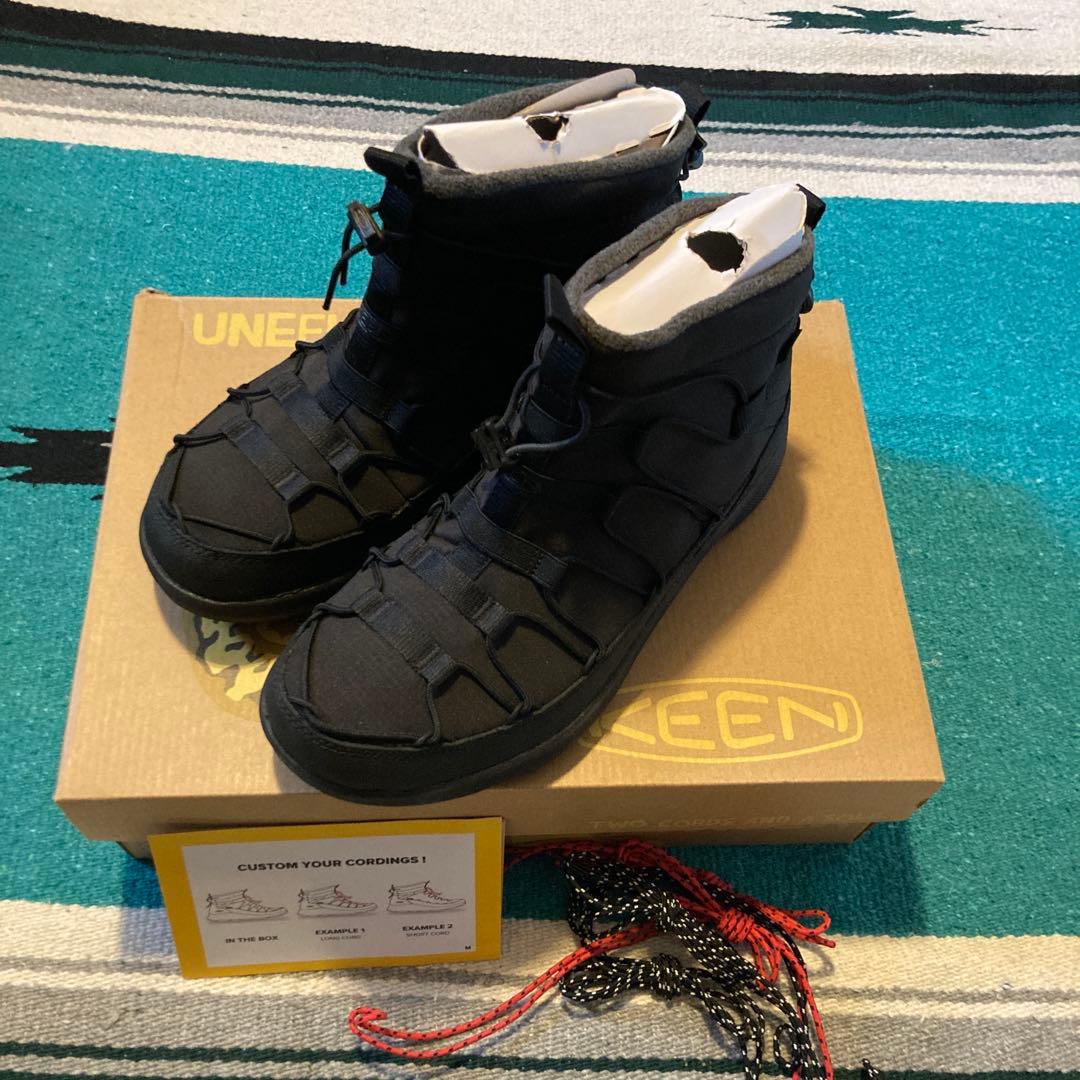 ス*ー様 KEEN UNEEK SNK CHUKKA WP 26.5cm BLA