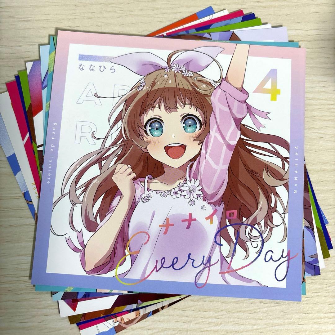 CDジャケット歌詞カード13枚 / rond de lumière / ななひら