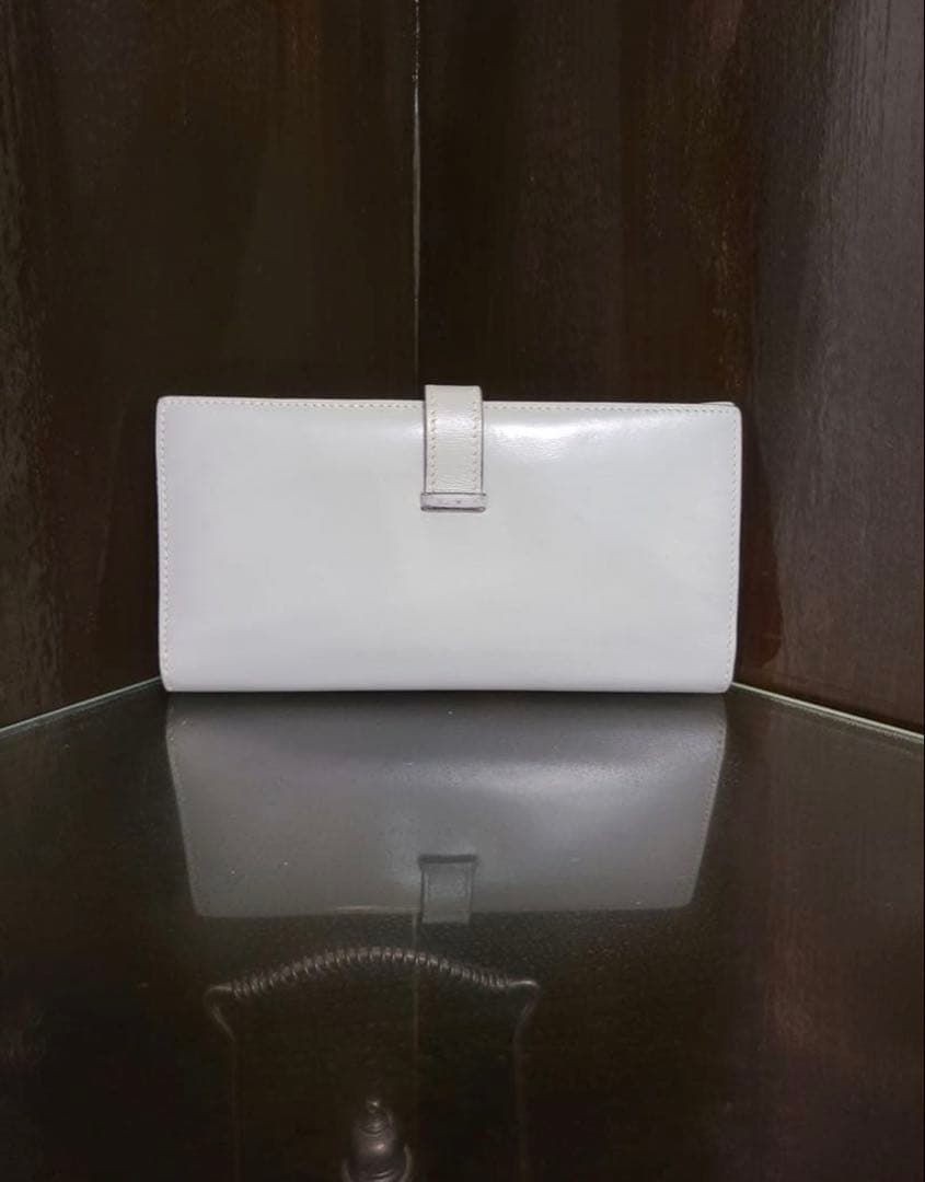 HERMES エルメス ベアン クラシック ボックスカーフ 長財布