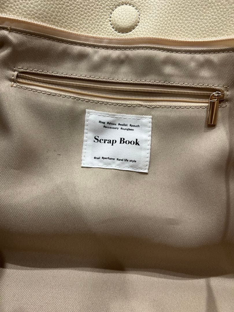 Scrap Book トートバッグ　オフホワイト