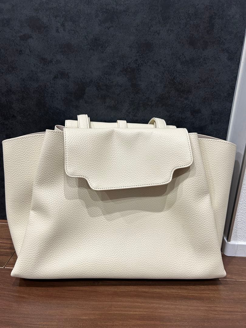 Scrap Book トートバッグ　オフホワイト