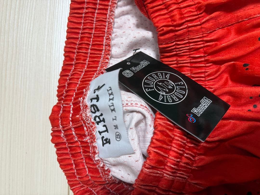 floor914 ハーフパンツペイント FLR914 usdrip drip