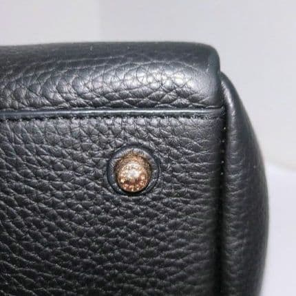 ✨新品未使用✨ココセリュックスゴールド　本革　トートバッグ　A4　ブラック